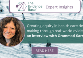 Creating equity in health care decision-making through real-world evidence: an interview with Grammati Sarri, Cytel