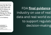 FDA real-world evidence guidance Aug 2023