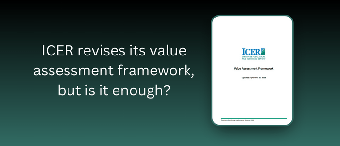 ICER value assessment framework